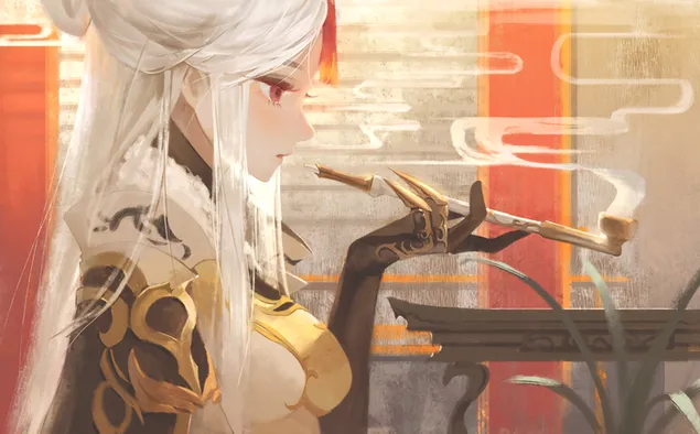 descarcare lant de fumator ningguang | impactul ganshin