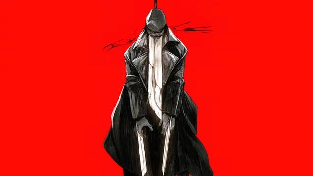 Човек со моторна пила - Човекот Катана 4K тапет