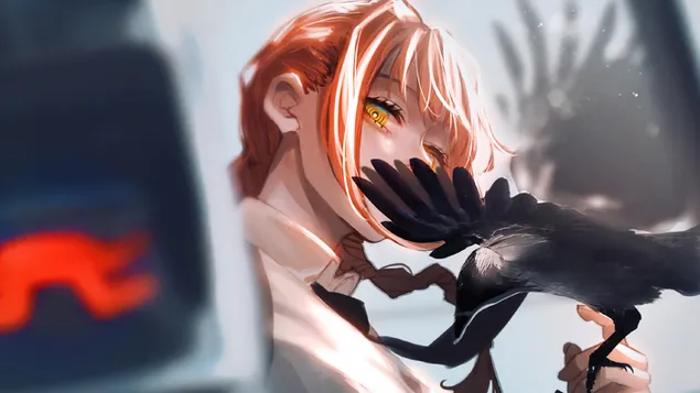 Човек со моторна пила | Макима (Контролен ѓавол) 4K тапет