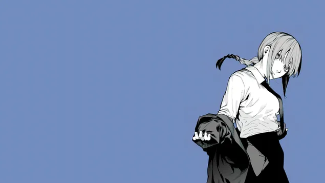 Páipéar balla Fear Sábha Slabhra | Makima4K