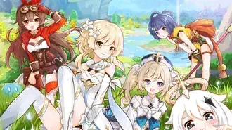 Tapeta Champ Girls - Genshin Impact (anime videohra) 8K