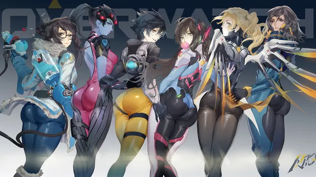 Champion Girls (Anime FA) - Overwatch (Video Game) download