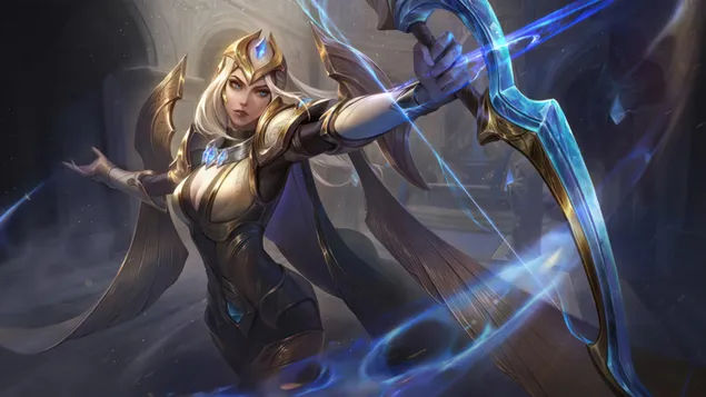 cempionatas ,,ashe'' golden chroma chinese skin - legendu lyga (lol) atsisiusti