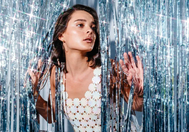 'שרלוט לורנס' בתצלום של מגזין אופוריה 4K טפט