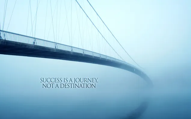 成功は目的地ではなく旅です