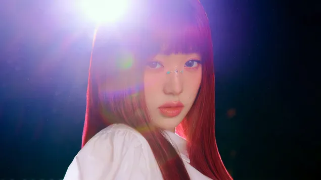 IVE의 체리머리 '원영' | 아센디오 MV 촬영 4K 배경화면