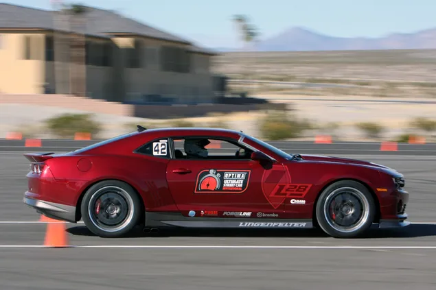 Chevrolet Camaro sporta auto 2K fona tapete