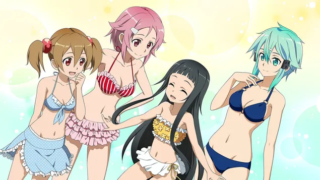 Chicas anime en bikini descargar