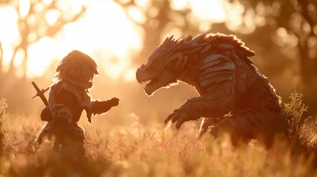 crianca e dragao no campo da hora dourada, companheiro de fantasia download