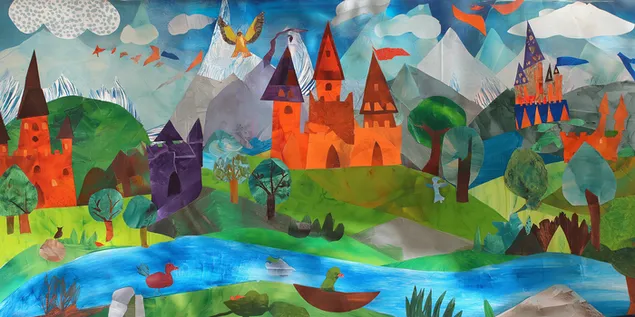 hwansangyi seonggwa heureuneun gangyi ai gateun kolraju jangmyeon daunrodeu