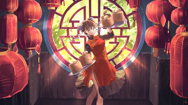 Chiński kucharz 4K tapeta