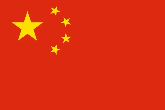 bandera xinesa baixada