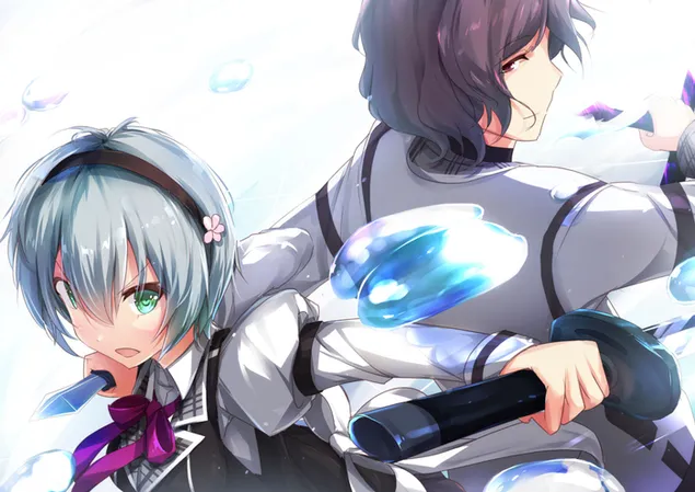 الفروسية للفارس الفاشل - شيزوكو كورجاني وناجي أريسوين HD خلفية