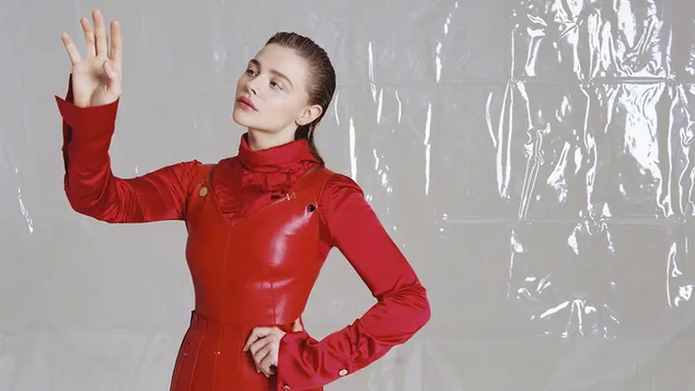 التقطت الصور لمجلة "كلوي غريس موريتز" 4K خلفية