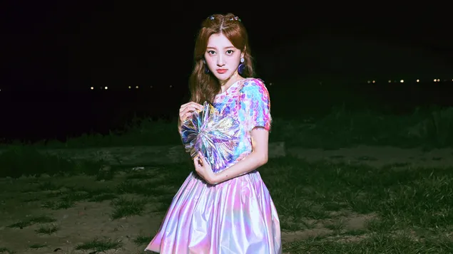 '이달의 소녀' '12:00' 뮤직비디오 촬영 중 최리 [K-Pop Band] 4K 배경화면