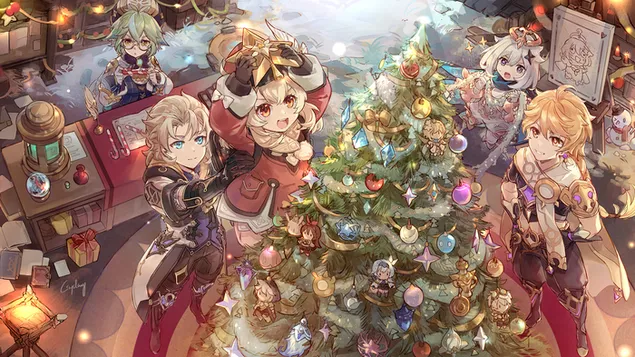 Christmas Eve - Genshin Impact (Anime Video Game) download