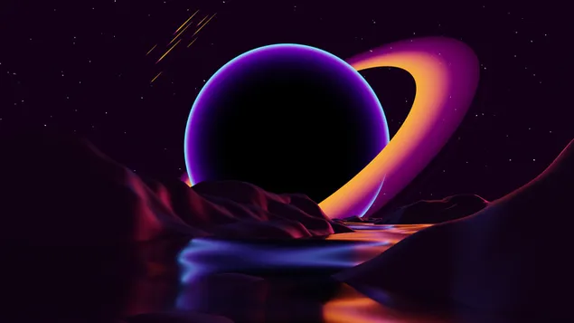 Cirkelvormige kleurrijke donkere abstracte vormen download