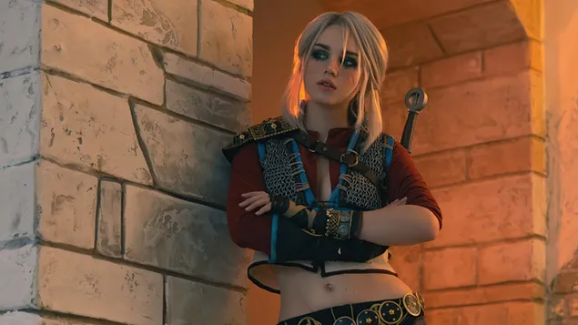 Ciri (Cosplay) uit 'The Witcher 3' (videogame) download
