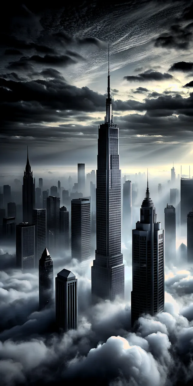 עיר בערפל 2K טפט