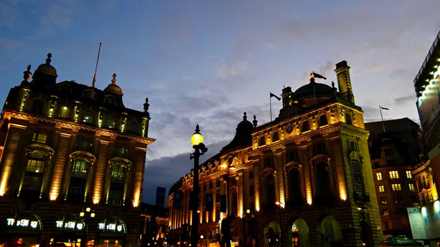אורות העיר - לונדון אנגליה 4K טפט
