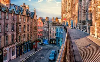 Tapeta Panoráma města Edinburgh HD