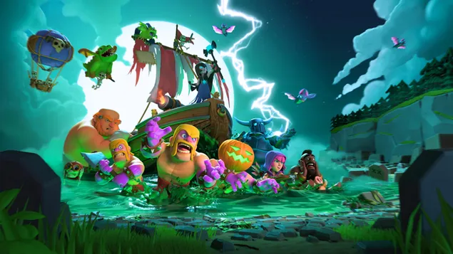 Clash Of Clans: Halloween 4K wallpaper