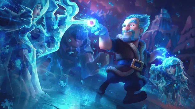 Clash Royale - Ice Wizard 4K wallpaper