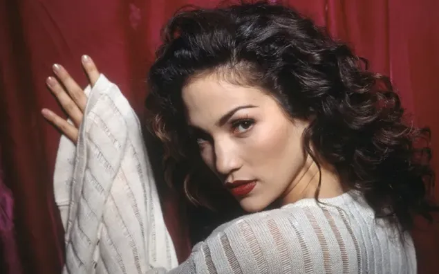 歌手、舞蹈家和女演員詹妮弗洛佩茲的經典之美 4K 壁紙