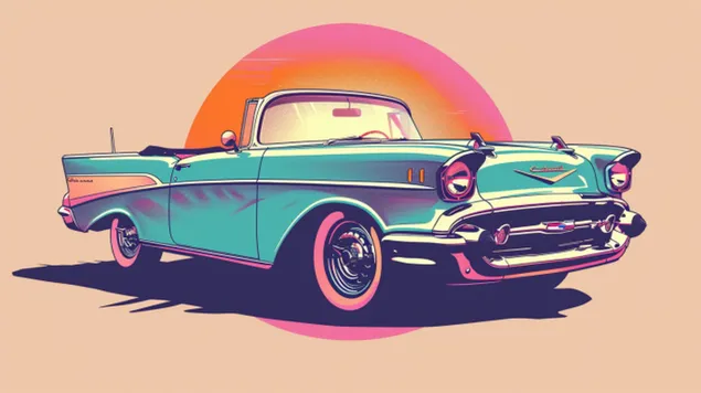 אלגנטיות קלאסית: אביזר פסטל בסגנון וינטג' 8K טפט