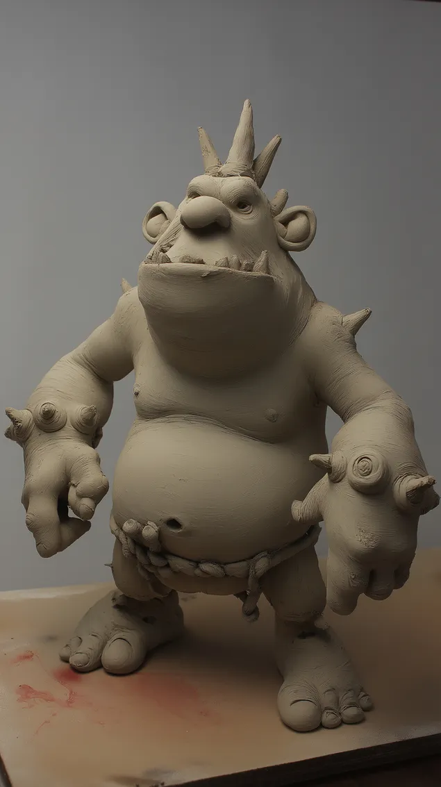 kleimonsterbeeldhouwerk aflaai