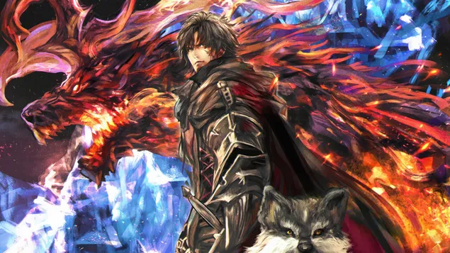 كلايف روزفيلد من لعبة فيديو فاينل فانتسي XVI 4K خلفية