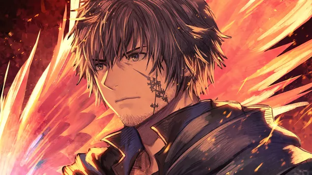 Muat turun Clive Rosfield (Anime FA) | Kebangkitan Final Fantasy XVI (Permainan Video)