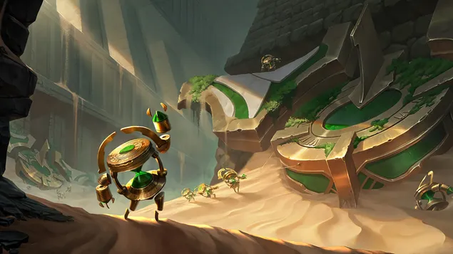 Kustos satnog mehanizma (Legends of Runeterra) - League of Legends (LOL) 4K pozadina