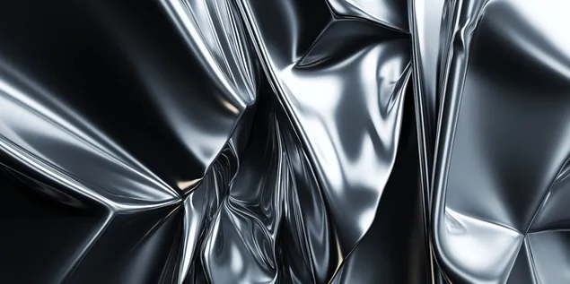 muat turun kajian abstrak dekat permukaan logam reflektif dinamik bendalir