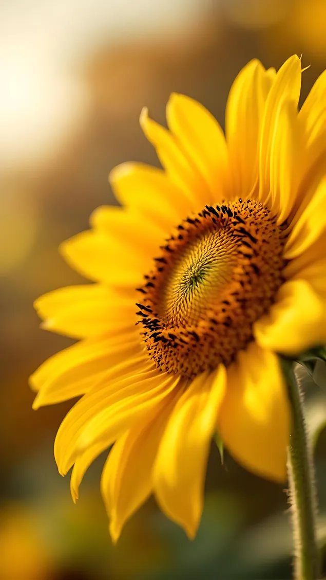 لقطة مقربة لأزهار عباد الشمس الصفراء الزاهية 2K خلفية