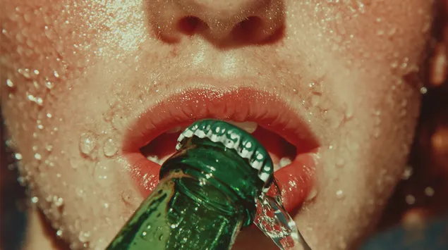 dluth-amharc ar dheoch athnuachana le braoinini uisce ar chraiceann allais ioslodail