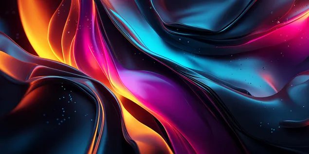 pamje nga afer e nje siperfaqeje te lemuar abstrakte qe rrjedh dhe shkelqen shkarkim