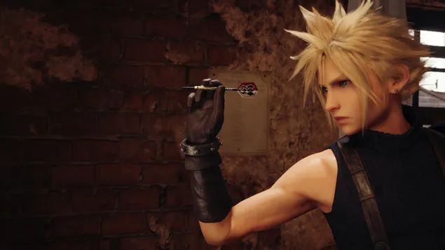 Cloud Strife - Final Fantasy VII Remake (FFVII) 4K fons de pantalla