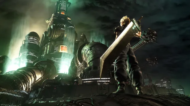 Cloud Strife: Final Fantasy VII Remake [видеоигра] 4K обои