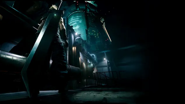 'Cloud Strife' no Final Fantasy VII pārtaisījuma [FF7] 4K fona tapete