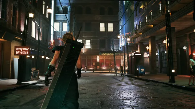 'Cloud Strife' from Final Fantasy VII Remake (FFVII) 4K wallpaper