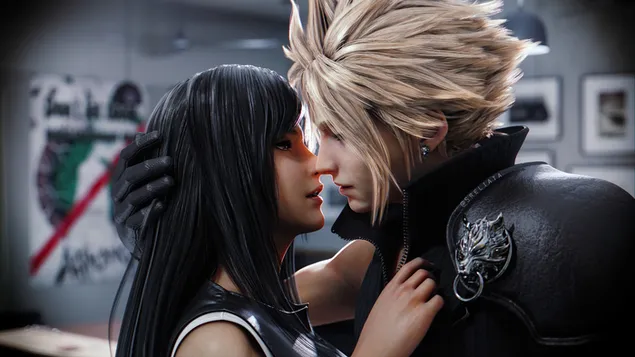 Cloud with Tifa (8K) - Final Fantasy VII Remake (Trò chơi điện tử) tải xuống