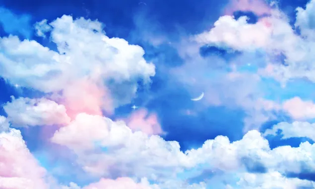 Fondo de pantalla estético de noche nublada descargar