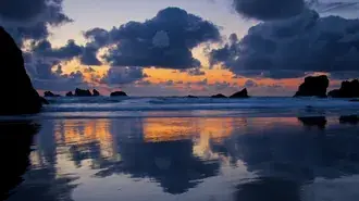 cloudy weather in beach download