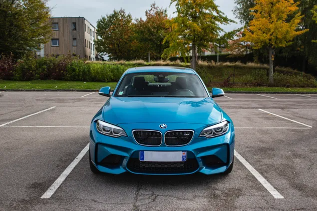 Coche BMW azul descargar