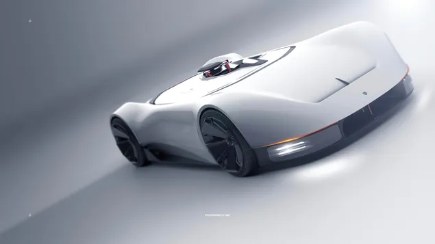 Coche deportivo de concepto futurista 'Porsche 357'