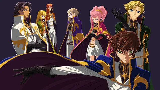 Code Geass - Membros Royal 4K papel de parede