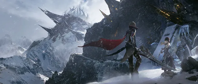 Code Vein (2019) - Winterland 4K muurpapier