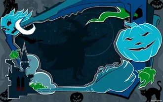 Hideg halloween 2K háttérkép