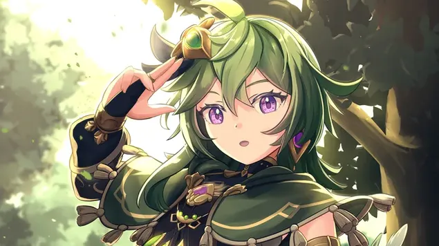 Collei (Dendro 角色) | Genshin Impact（动漫电子游戏） 4K 壁纸